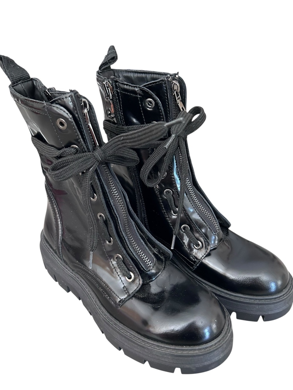 Carvela Kurt Geiger thrive combat boots 7 NWOT 7